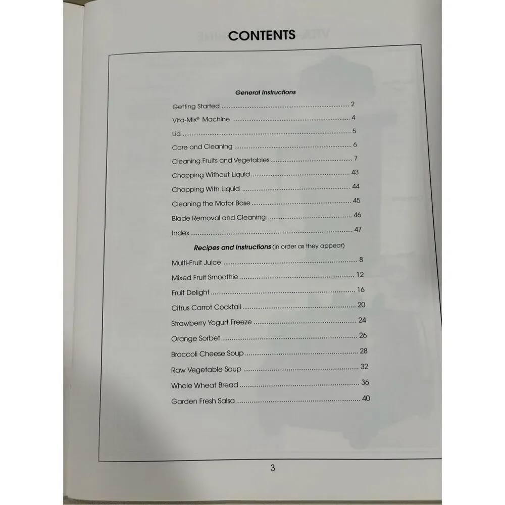 Cookbooks, Vitamix Cookbooks, (2), Getting Started and Versatile Vita-mix, 2006